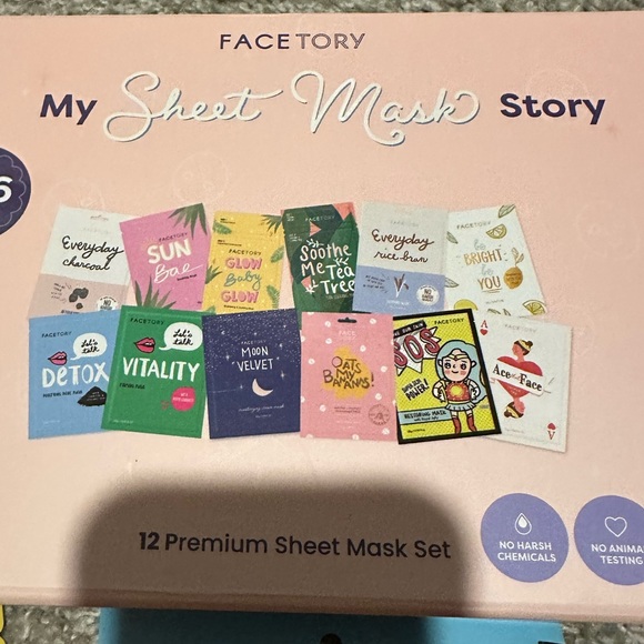 FACTORY Everyday Pearl Brightening Sheet Mask x12 bundle! Limited edition NWT - Picture 4 of 5